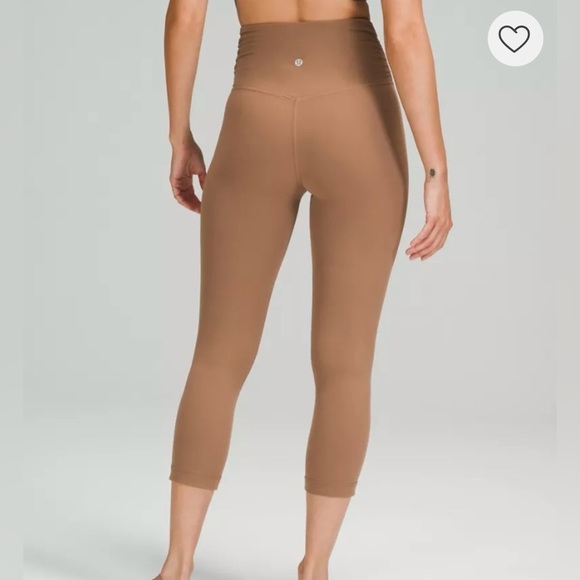 Lululemon Align High Rise Crop Cross Waist Leggings | Size 8 - Picture 7 of 13